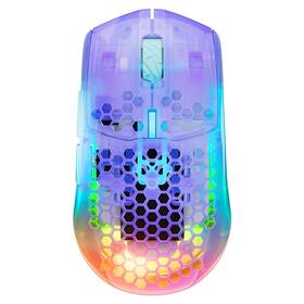 Myš SteelSeries Aerox 3 Wireless Gen 2 Fortnite fialová

