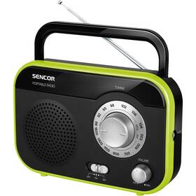 Radiopřijímač Sencor SRD 210 BGN černý/zelený

