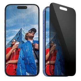 Tvrzené sklo PanzerGlass Privacy na Apple iPhone 16/15 s instalačním rámečkem 

