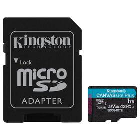 Paměťová karta Kingston MicroSDXC 1TB U3 UHS-I (200R/160W) + adaptér 

