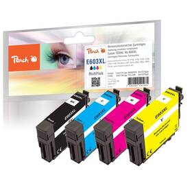 Inkoustová náplň Peach Epson 603XL, T03A6, MultiPac, 1x11, 3x 6  ml vícebarevná

