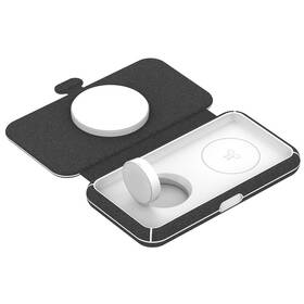 Bezdrátová nabíječka ER Power SNAP 3v1, skládací černá barva
