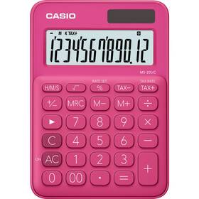 Kalkulačka Casio MS 20 UC RD růžová


