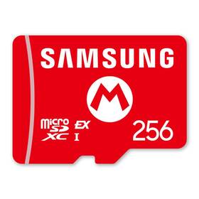 Paměťová karta Samsung NS2 microSD Express card 256 GB červená

