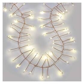 LED řetěz EMOS 1440, IP44, WW (14,4m) měděný

