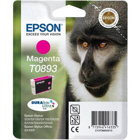 Inkoustová náplň Epson T0893, 3,5 ml purpurová

