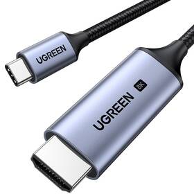 Kabel UGREEN USB-C/HDMI 8K, 1,5m černý/šedý

