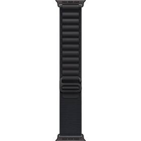 Řemínek Apple 49mm černý alpský tah – S – černý titan 

