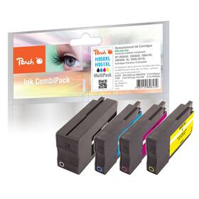 Inkoustová náplň Peach HP 950XL/951XL, MultiPac, 2800, 3x1800 stran vícebarevná

