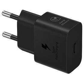 Nabíječka do sítě Samsung EP-T2510, USB-C, 25W, bez kabelu černá barva
