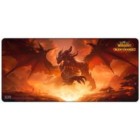 Podložka pod klávesnici a myš FSH World of WarCraft Classic: Cataclysm Deathwing, XL červená

