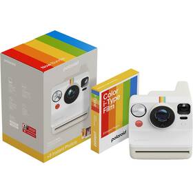 Instantní fotoaparát Polaroid Now Gen 3 Bundle Color Film (8 ks) bílý

