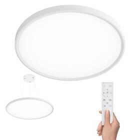 Stropní svítidlo Solight Estela 50W, 5400lm, 60cm, závěsné i stropní bílé


