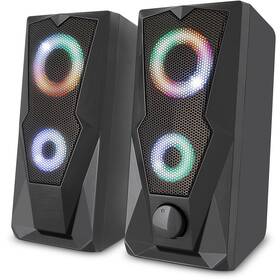 Reproduktory YENKEE YSP 2003RGB USB 2.0 černé

