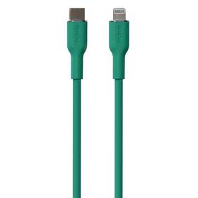 Kabel Puro Soft Lightning/USB-C 12 W, 1,5 m zelený

