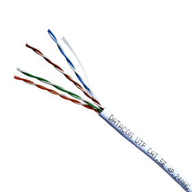 Kabel DATACOM UTP Cat.5e, 305m bílý

