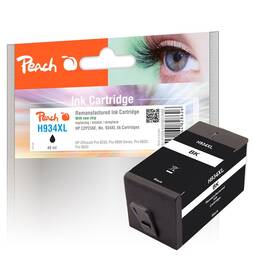 Inkoustová náplň Peach HP 934XL, 2025 stran černá

