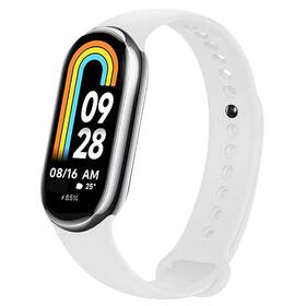 Řemínek FIXED Silicone Strap na Xiaomi Smart Band 10/9/8 bílý

