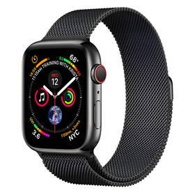 Řemínek RhinoTech milánský tah na Apple Watch 42/44/45 mm černý


