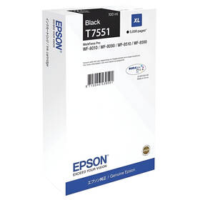 Inkoustová náplň Epson T7551 XL, 5000 stran černá

