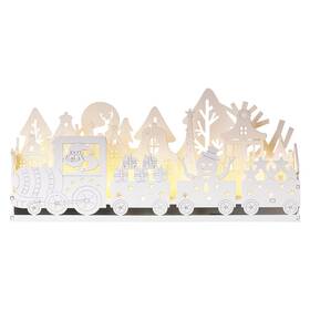 LED dekorace EMOS mašinka, vláček, 14 cm, 2x AA, vnitřní, teplá bílá, časovač 


