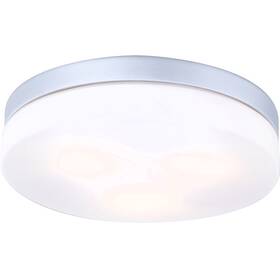 Stropní svítidlo GLOBO Vranos, 30 cm stříbrné

