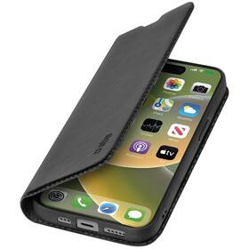 Pouzdro na mobil flipové SBS Book Wallet Lite Case na Apple iPhone 15 Plus černé

