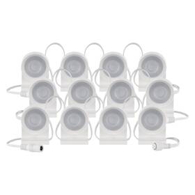 Bodové svítidlo EMOS GoSmart, 7 W, RGBIC+CCT (12 ks) bílá barva
