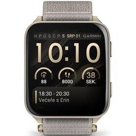 Chytré hodinky Garmin Venu X1 zlaté

