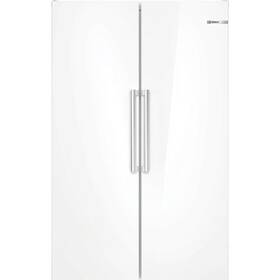 Americká lednice Bosch KSN36VWCG + GSN36VWDG bílá

