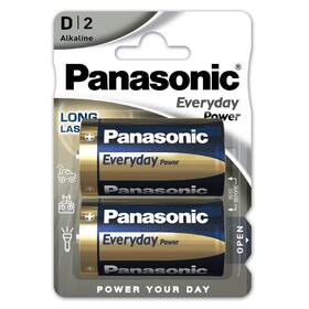 Baterie alkalická Panasonic Everyday Power D, LR20, blistr 2ks 

