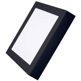 Stropní svítidlo Solight CCT, přisazené, 18 W, 1530 lm, čtvercové černé

