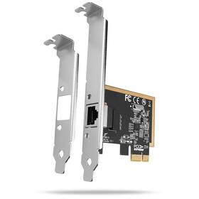 Síťová karta Axagon PCEE-GRF, PCIe síťová karta - 1x Gigabit Ethernet port stříbrná

