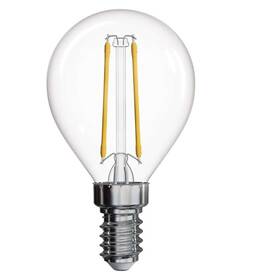 Žárovka LED EMOS Filament Mini Globe, 2,2W, E14, teplá bílá 

