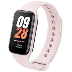 Řemínek FIXED Silicone Strap na Xiaomi Smart Band 8 Active/9 Active růžový

