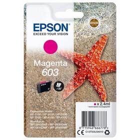 Inkoustová náplň Epson 603, 130 stran purpurová

