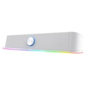 Reproduktory Trust GXT 619W Thorne RGB Illuminated Soundbar bílé

