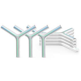 Nástěnné svítidlo Govee Y Shape Panel, LED RGBIC, 7ks bílá barva
