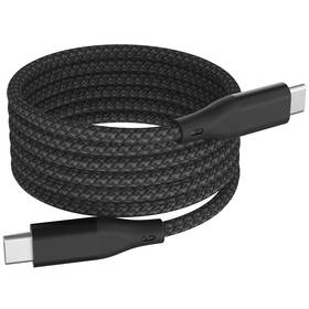 Kabel WG USB-C/USB-C 60W, 3A, magnetický, 1m černý

