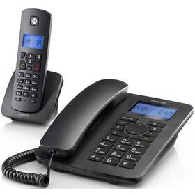 Domácí telefon Motorola C4201 Combo černý

