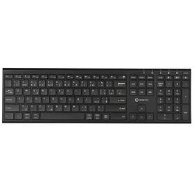 Klávesnice Powerton UltraSlim, CZ/SK černá

