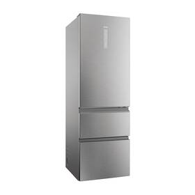 Chladnička s mrazničkou Haier HTW5618CNMG stříbrná barva
