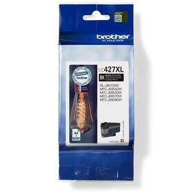 Inkoustová náplň Brother LC-427XLBK, 6000 stran černá barva
