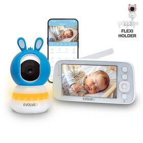 Dětská elektronická chůva Evolveo Baby Monitor N5 (CAM-5-B) modrá

