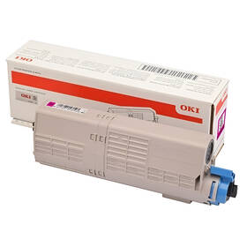 Toner OKI C532/C542/MC563/MC573, 6000 stran purpurový

