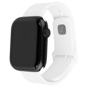Řemínek FIXED Silicone Sporty Strap na Apple Watch 42/44/45mm bílý

