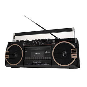 Radiomagnetofon Ricatech PR1980 Ghettoblaster černý


