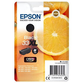 Inkoustová náplň Epson 33XL, 530 stran černá

