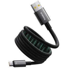 Kabel Baseus Tungsten USB/USB-C, 100W, 1m černý

