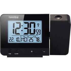 Budík GARNI GARNI 140 černý

